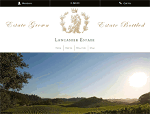 Tablet Screenshot of lancaster-estate.com